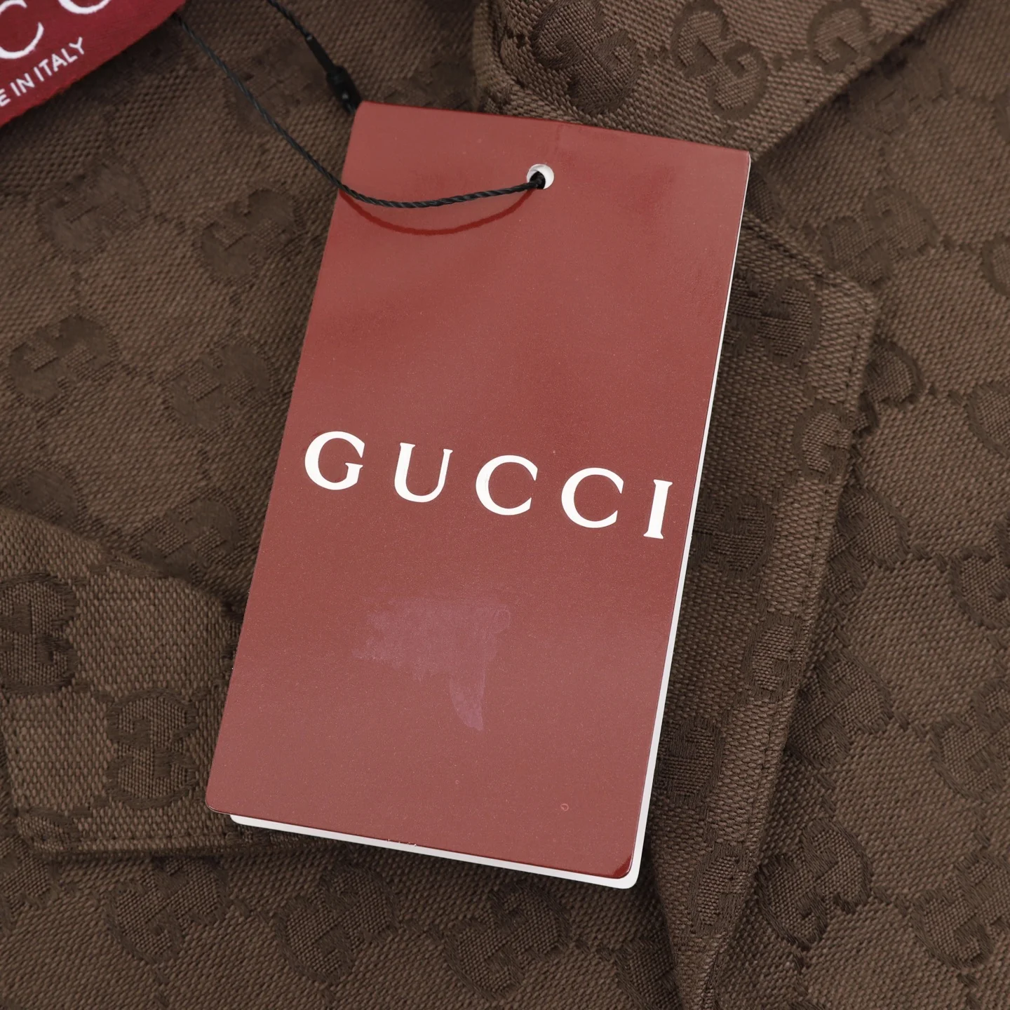 GUCCI Shirts & Polos Linen (Brown) 44-50 190202606040572_99 - Image 8
