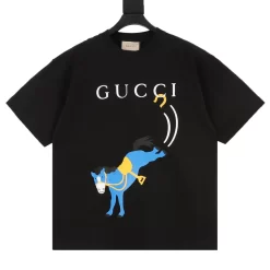 GUCCI T-shirts & Vests Cotton (Black-Blue-Yellow-White) S-XL 110202606040595_79