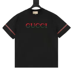 GUCCI T-shirts & Vests Cotton (Black-Red-Green) XS-XL 120202606040365_79