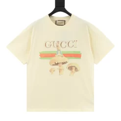 GUCCI T-shirts & Vests Cotton (Cream-Green-Red-Brown) S-XL 110202606040601_79