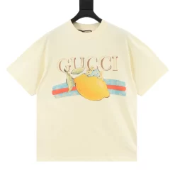 GUCCI T-shirts & Vests Cotton (Cream-Red-Blue-Yellow-Green) S-XL 110202606040598_79