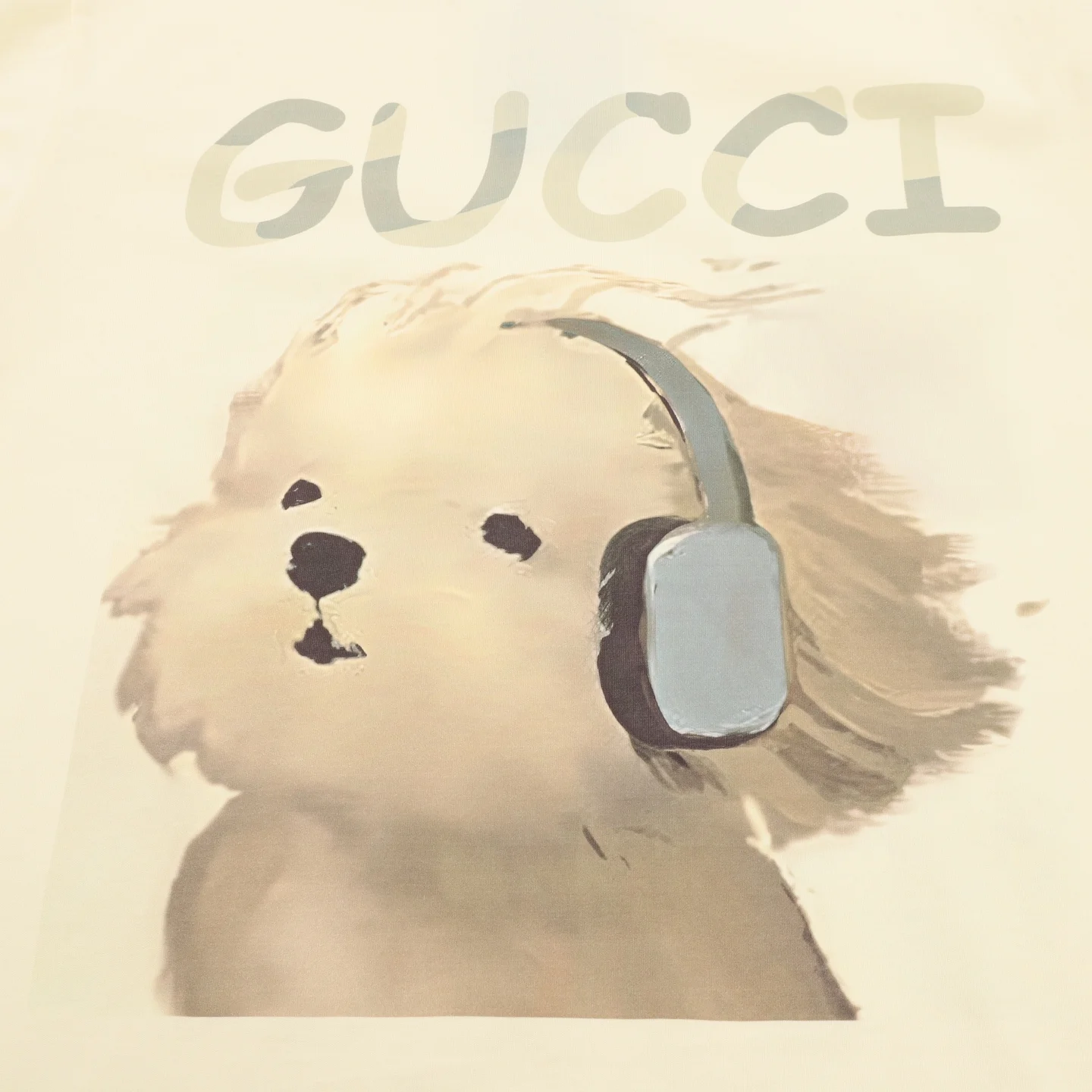 GUCCI T-shirts & Vests Cotton (Cream) S-XL 110202606040604_79 - Image 3