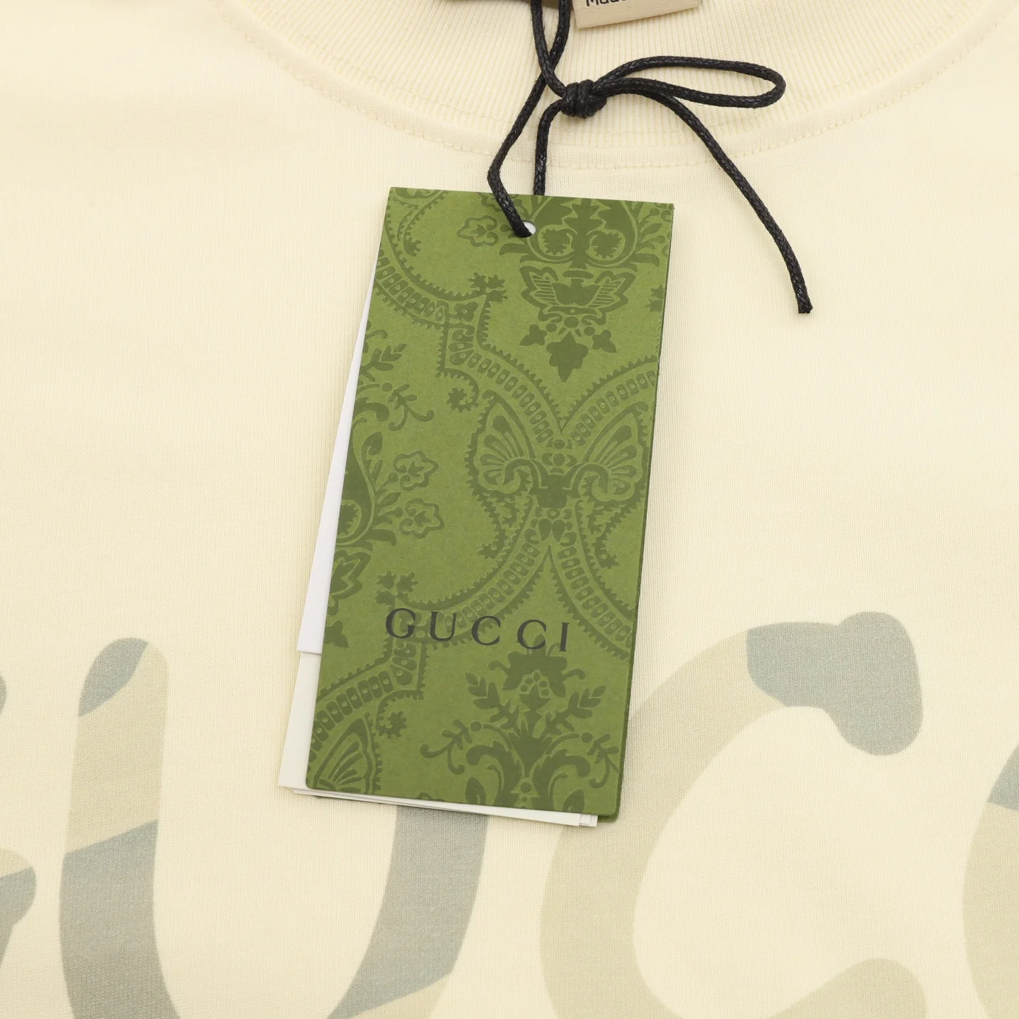 GUCCI T-shirts & Vests Cotton (Cream) S-XL 110202606040604_79 - Image 5
