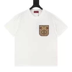 GUCCI T-shirts & Vests Cotton (White-Brown-Red-Green) XS-L 120202606040350_79