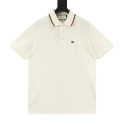GUCCI T-shirts & Vests Cotton (White-Red-Green) M-XXL 140202606040658_89