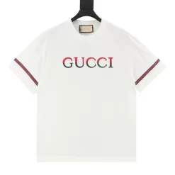 GUCCI T-shirts & Vests Cotton (White-Red-Green) XS-XL 120202606040364_79