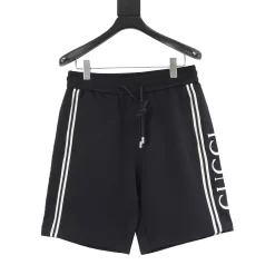 GUCCI Trousers & Shorts Cotton (Navy-White) XS-L 140202606040416_89