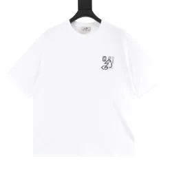 HERMES T-shirts & Vests Cotton (White-Gray-Blue) S-XL 120202606040489_79