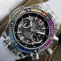 Alternative view of HUBLOT Big Bang Automatic 411JX4802RT (Black Dial) 45mm HB 2150202606040150_679