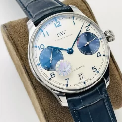 Alternative view of IWC Portugieser Automatic (White-Blue Dial) 42mm ZF 2150202606040445_679