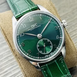 Alternative view of IWC Portuguese Automatic (Green Dial) 40mm GR 1450202606040011_479