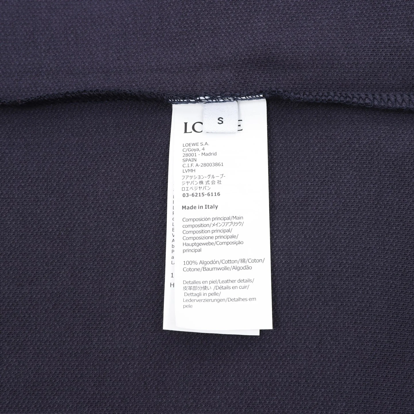 LOEWE Shirts & Polos Cotton (Navy) S-L 140202606040481_89 - Image 9