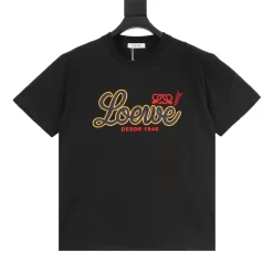 LOEWE T-shirts & Vests Cotton (Black-Yellow-Blue-Red) XS-L 120202606040493_79
