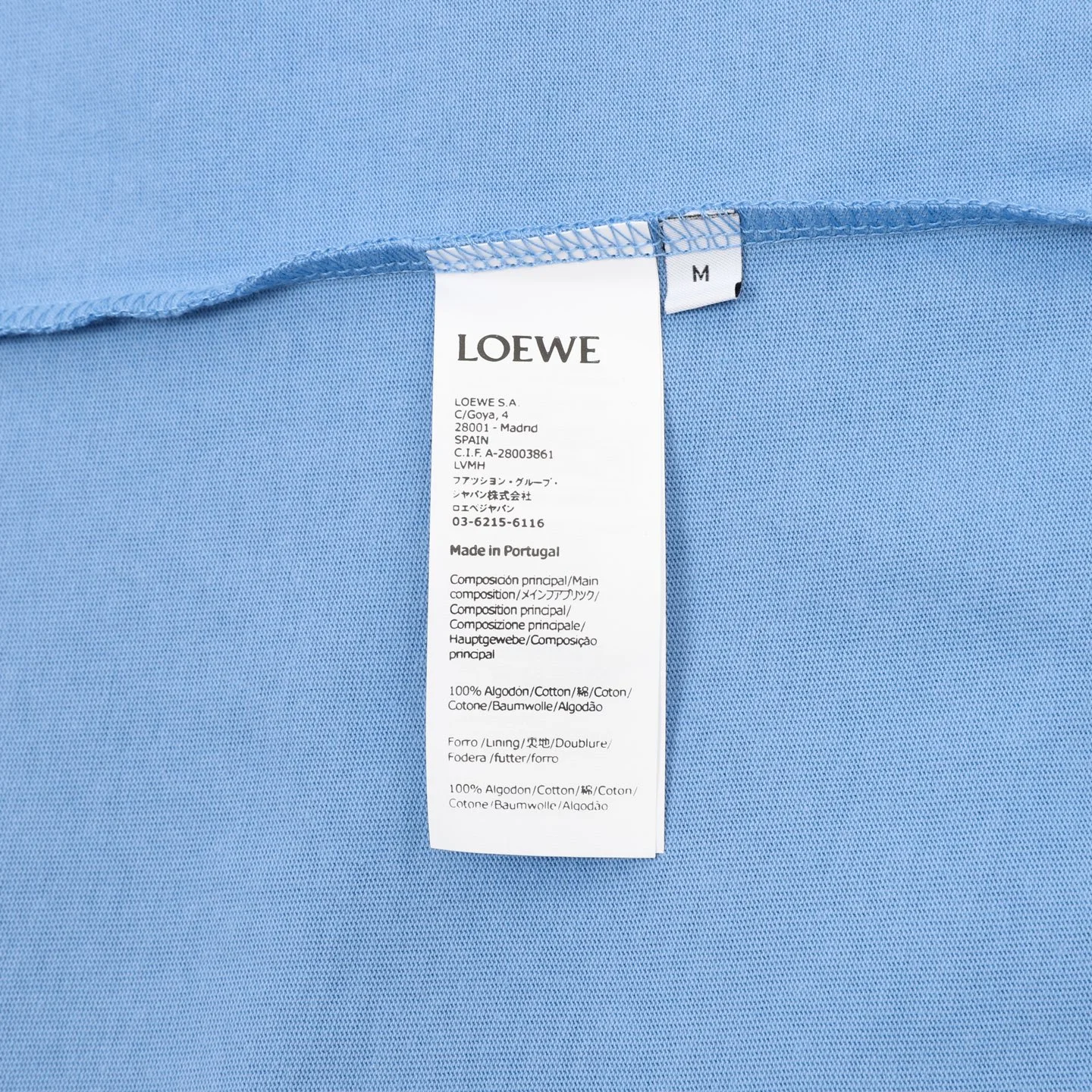 LOEWE T-shirts & Vests Cotton (Blue) S-XL 120202606040387_79 - Image 9