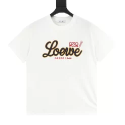 LOEWE T-shirts & Vests Cotton (White-Navy-Red-Gold) XS-L 120202606040492_79