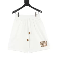 LOEWE Trousers & Shorts Cotton (White-Brown) M-XXL 140202606040424_89
