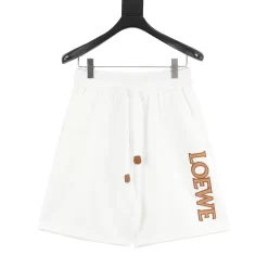 LOEWE Trousers & Shorts Cotton (White-Brown) M-XXL 140202606040494_89