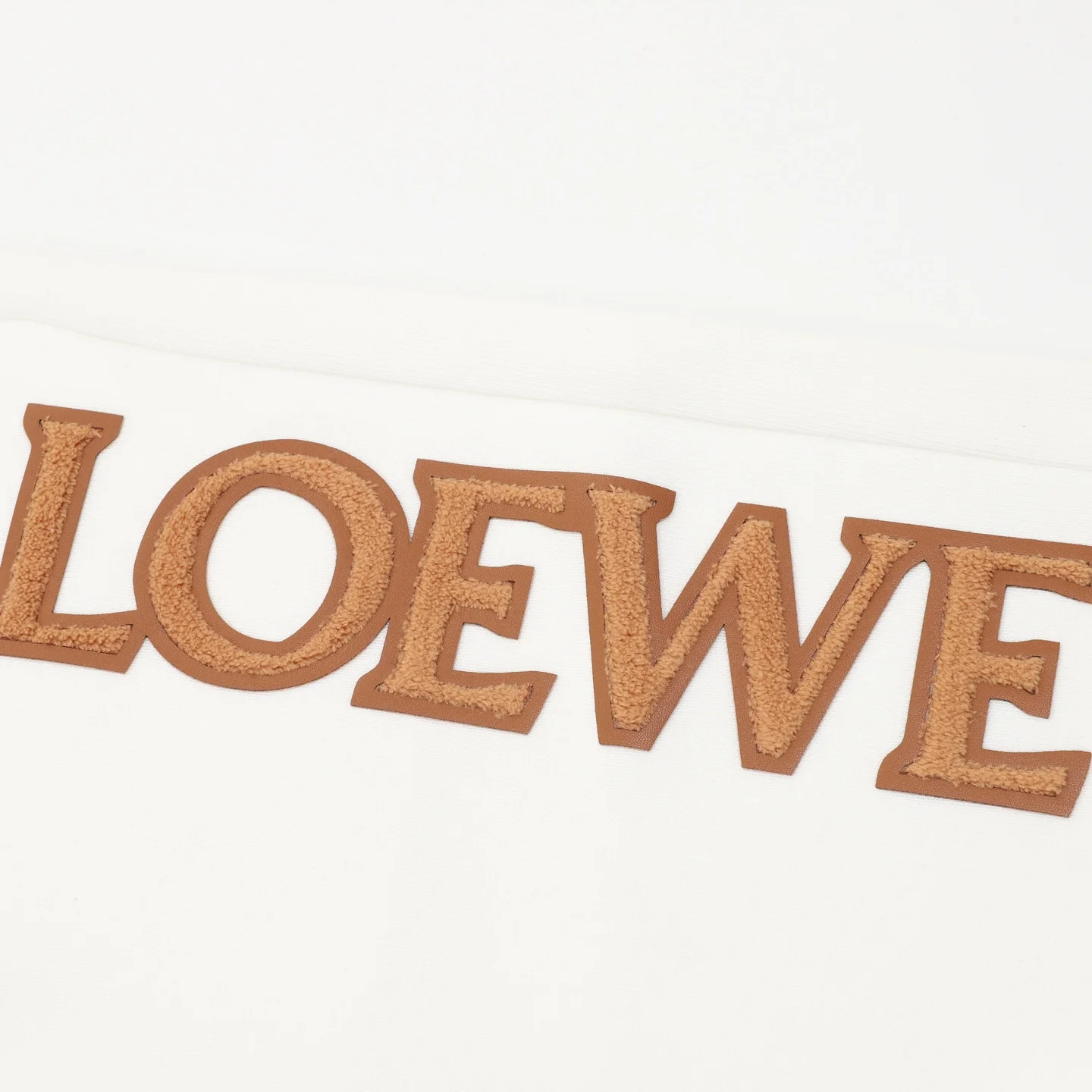LOEWE Trousers & Shorts Cotton (White-Brown) M-XXL 140202606040494_89 - Image 5