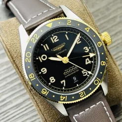 Alternative view of LONGINES Automatic (Black Dial) 42mm 1350202606040005_449