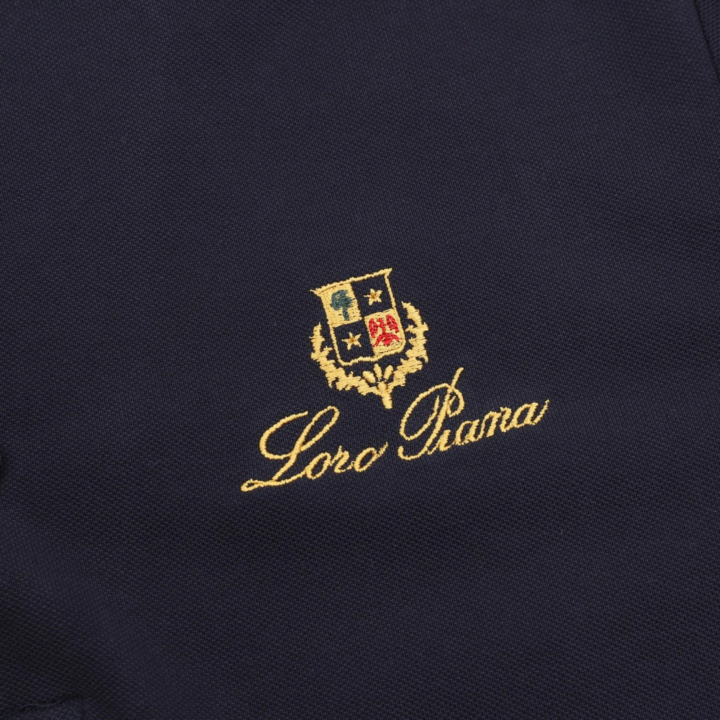LORO PIANA Shirts & Polos Cotton (Navy-Gold) S-XL 140202606040699_89 - Image 4