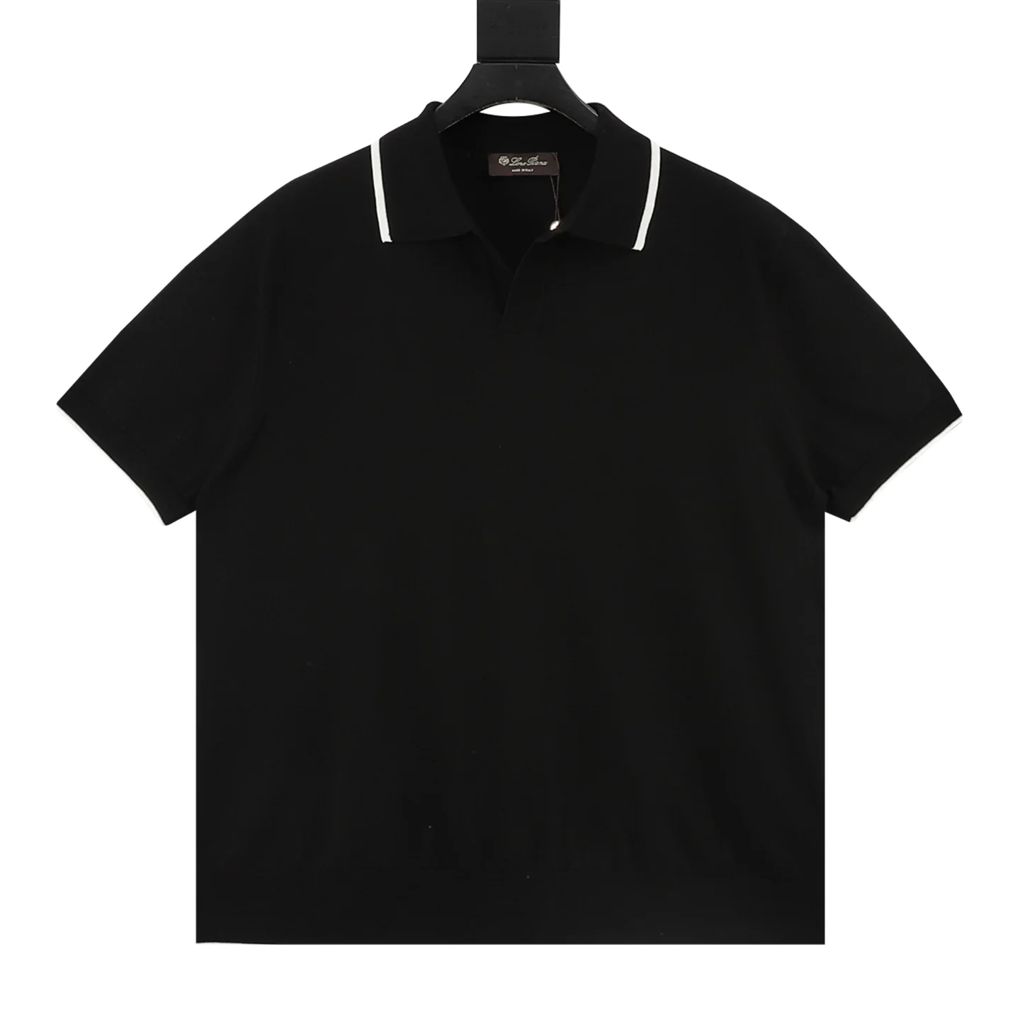 LORO PIANA Shirts & Polos Knit (Black-White) S-XL 160202606040337_89