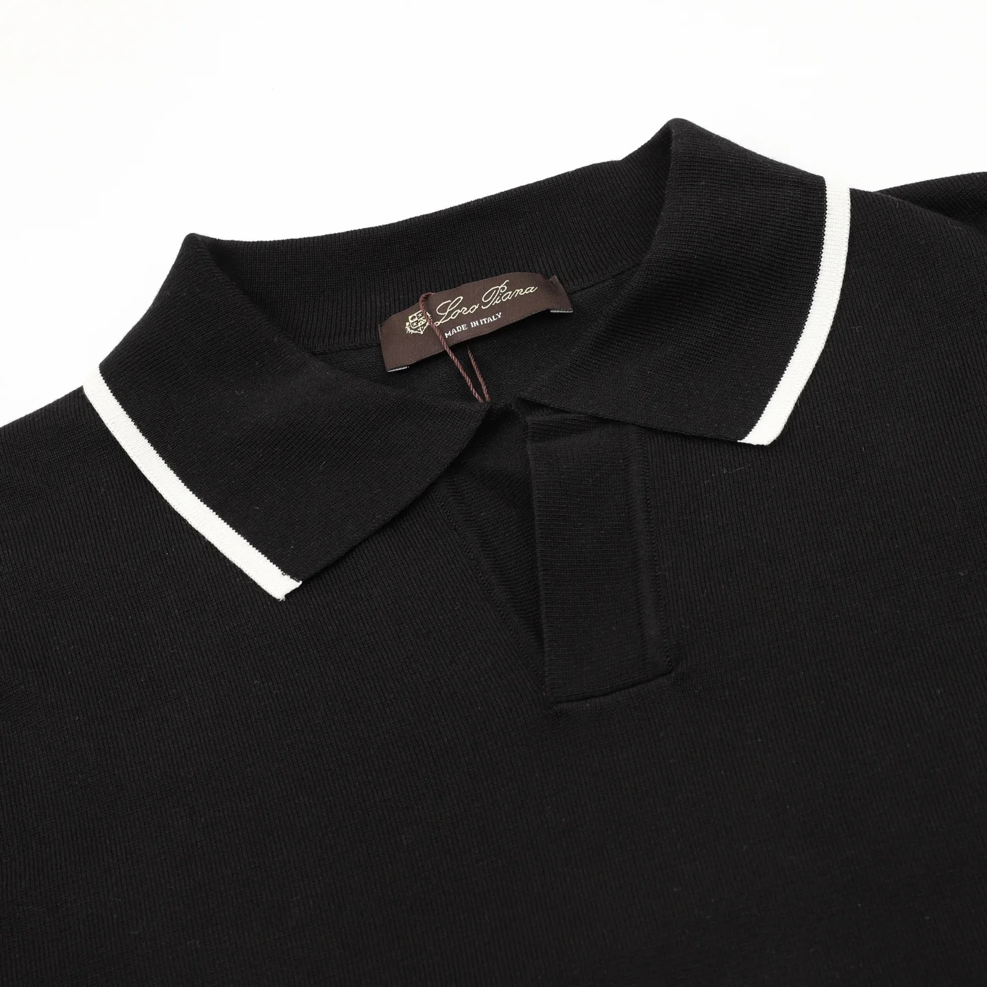 LORO PIANA Shirts & Polos Knit (Black-White) S-XL 160202606040337_89 - Image 3
