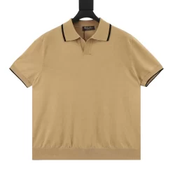 LORO PIANA Shirts & Polos Knit (Camel-Black) S-XL 160202606040336_89