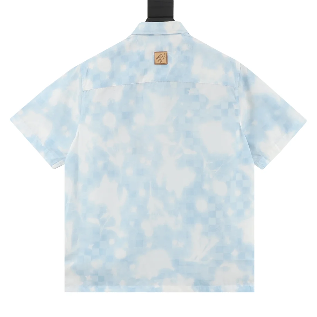 LV Shirts & Polos Cotton (Blue-White) S-XL 190202606040719_99 - Image 2