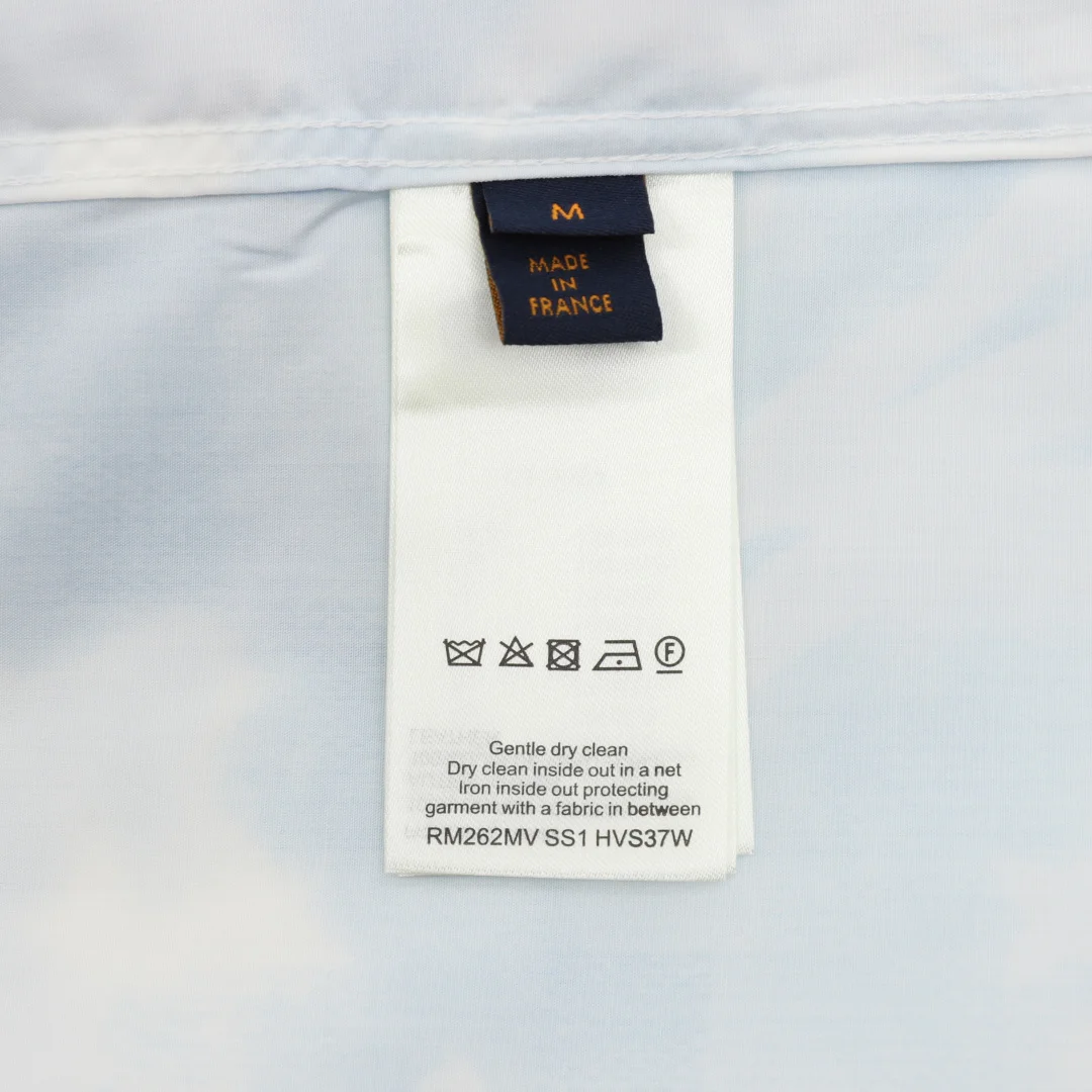 LV Shirts & Polos Cotton (Blue-White) S-XL 190202606040719_99 - Image 9