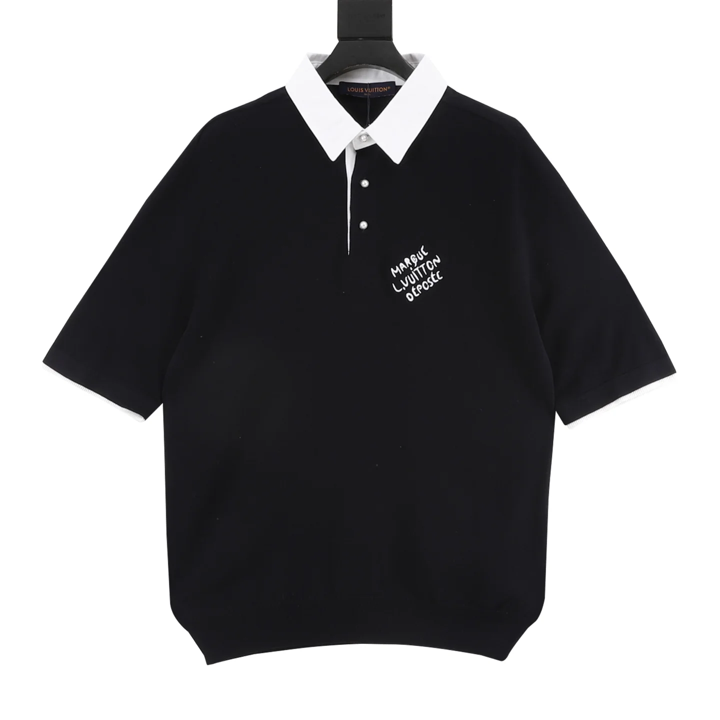 LV Shirts & Polos Knit (Black-White) S-XL 200202606040619_109