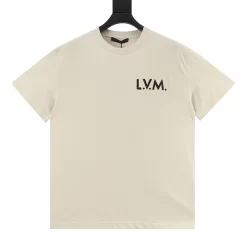LV T-shirts & Vests Cotton (Beige-Black) S-XL 120202606040646_79