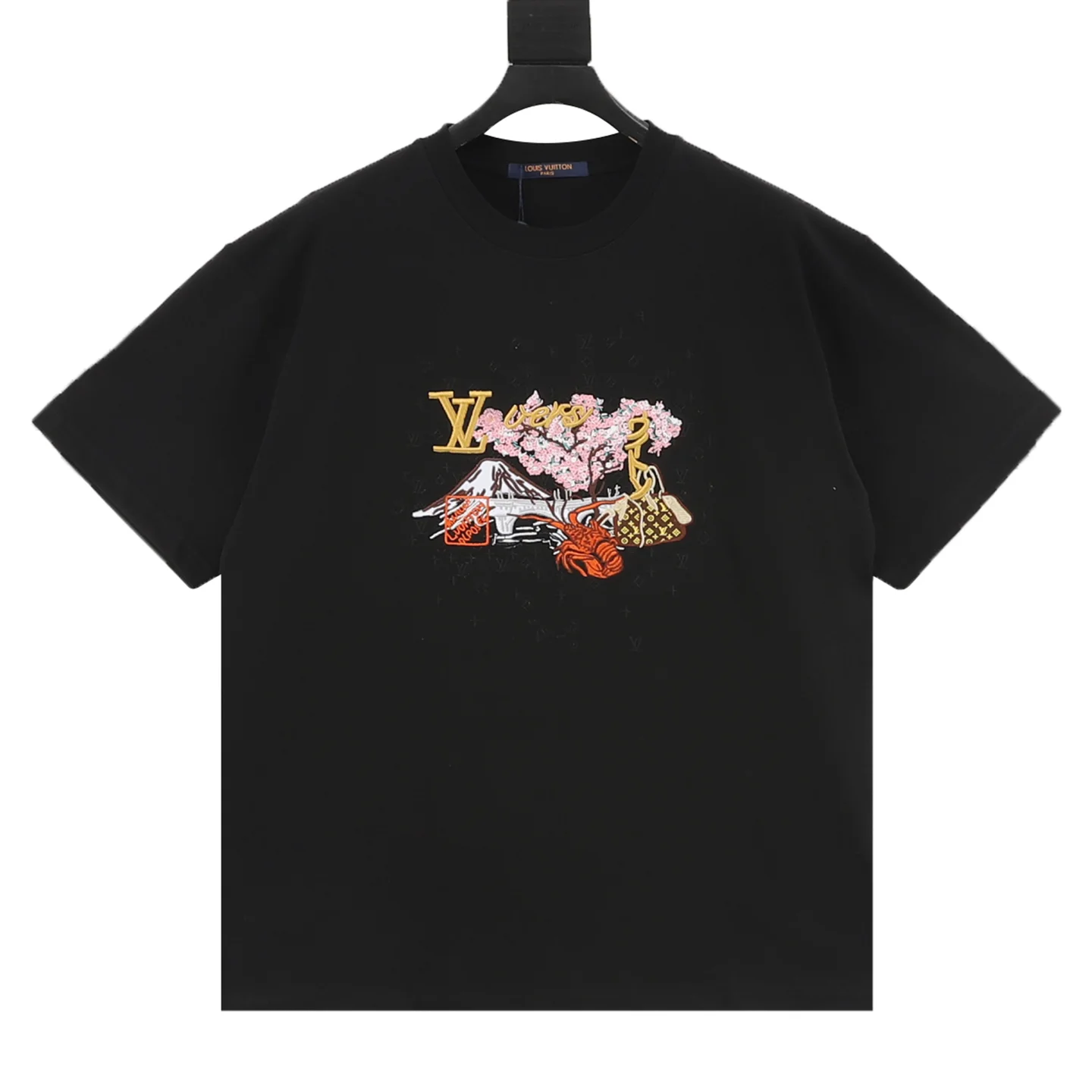 LV T-shirts & Vests Cotton (Black-Pink-Red-Gold-White) S-XL 120202606040626_79