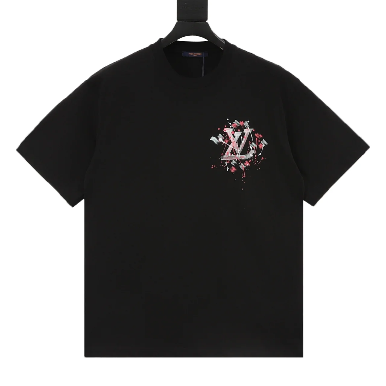 LV T-shirts & Vests Cotton (Black-Pink-White) XS-L 120202606040349_79