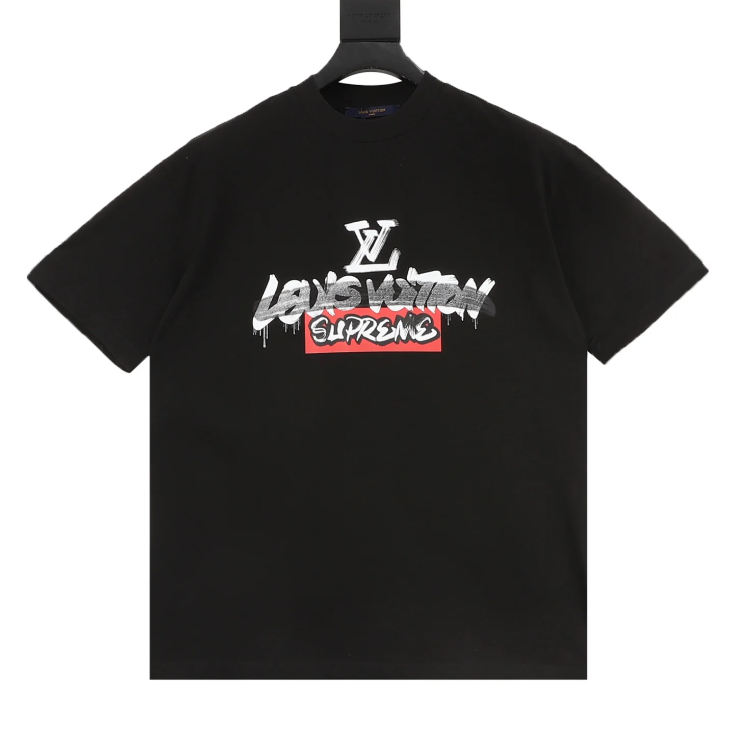LV T-shirts & Vests Cotton (Black-White-Red) XS-L 120202606040436_79