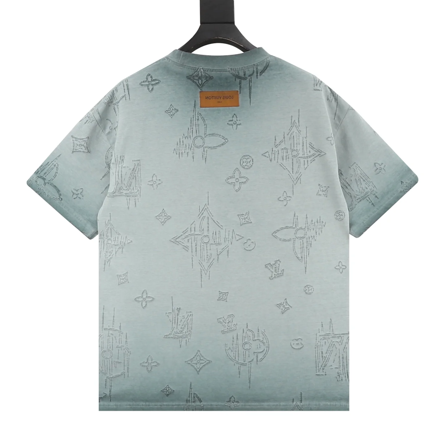 LV T-shirts & Vests Cotton (Green-Grey) S-XL 130202606040296_89 - Image 2