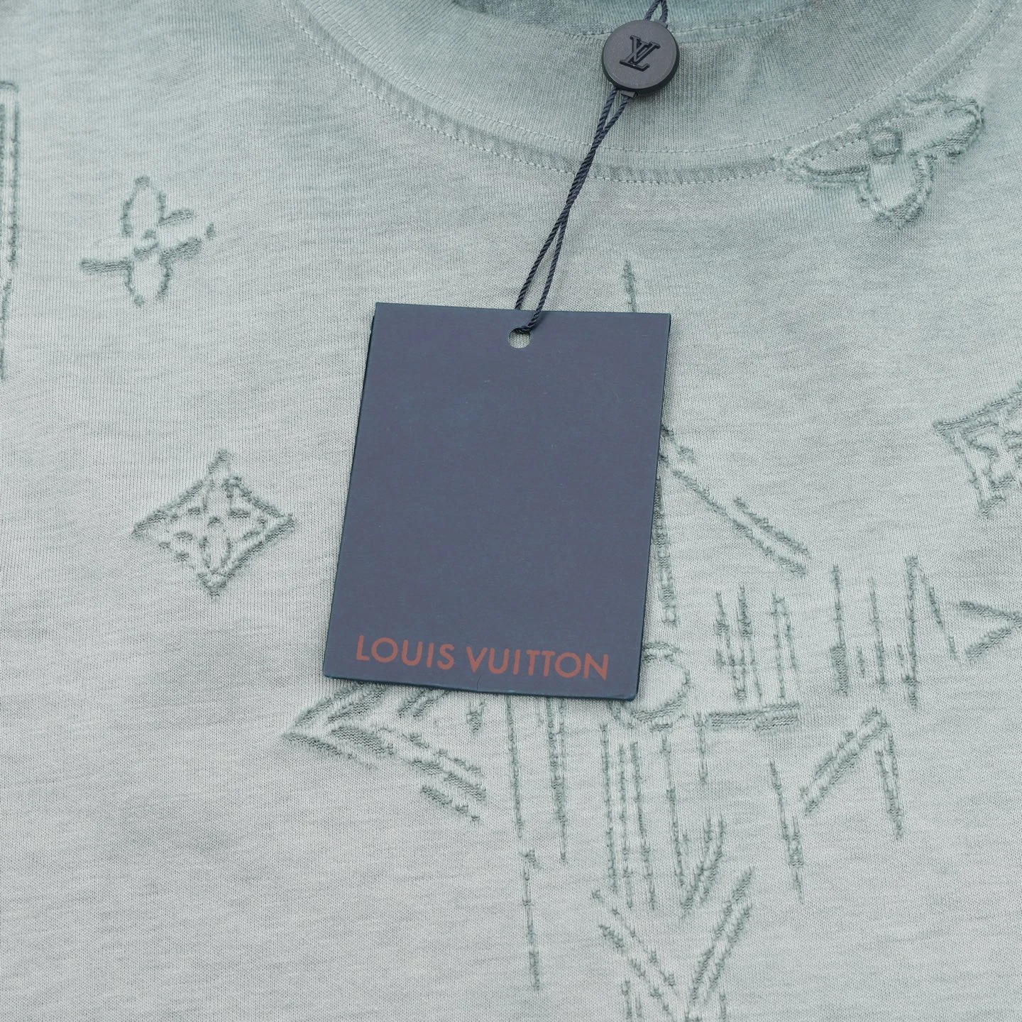 LV T-shirts & Vests Cotton (Green-Grey) S-XL 130202606040296_89 - Image 6