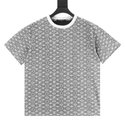 LV T-shirts & Vests Cotton (Grey-White) XS-L 140202606040632_89