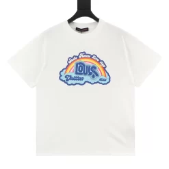 LV T-shirts & Vests Cotton (White-Blue-Red-Orange-Yellow-Green) S-XL 110202606040664_79
