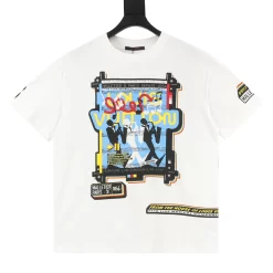 LV T-shirts & Vests Cotton (White-Blue-Yellow-Red-Black) S-XL 120202606040376_79