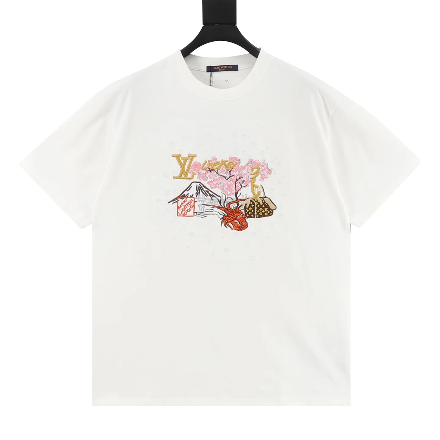 LV T-shirts & Vests Cotton (White-Red-Pink-Brown-Gold) S-XL 120202606040625_79