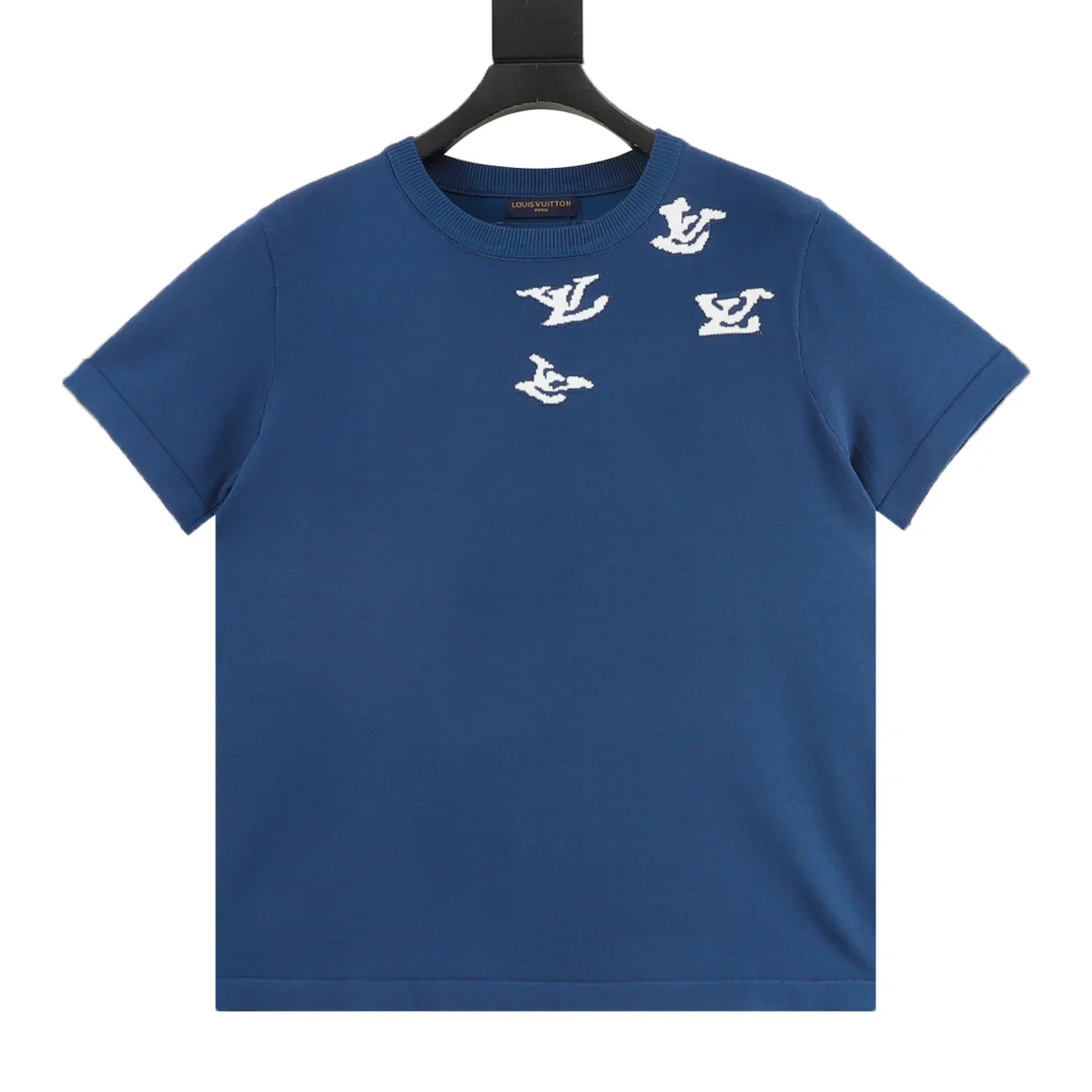 LV T-shirts & Vests Knit (Blue-White) S-XL 140202606040781_89
