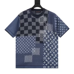 LV T-shirts & Vests Knit (Blue-White) XS-L 150202606040397_89
