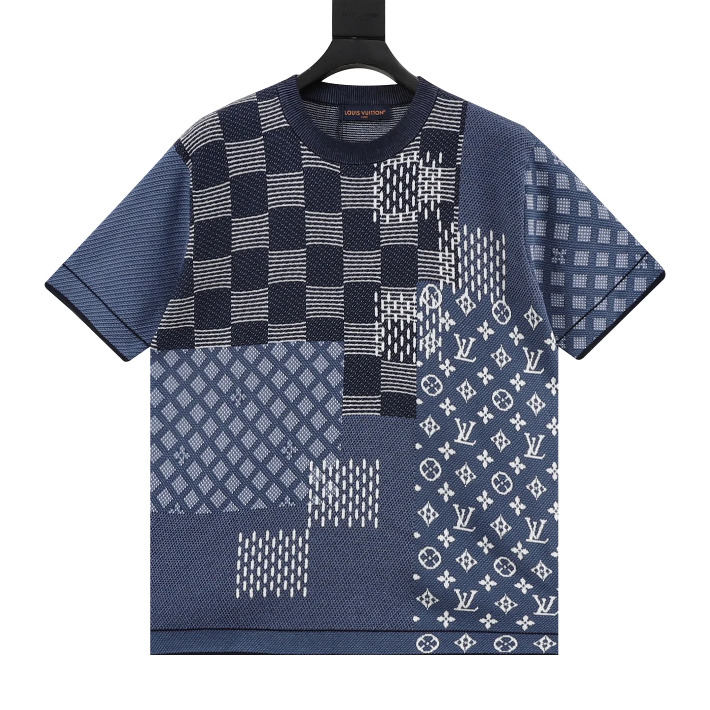LV T-shirts & Vests Knit (Blue-White) XS-L 150202606040397_89