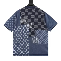 Alternative view of LV T-shirts & Vests Knit (Blue-White) XS-L 150202606040397_89