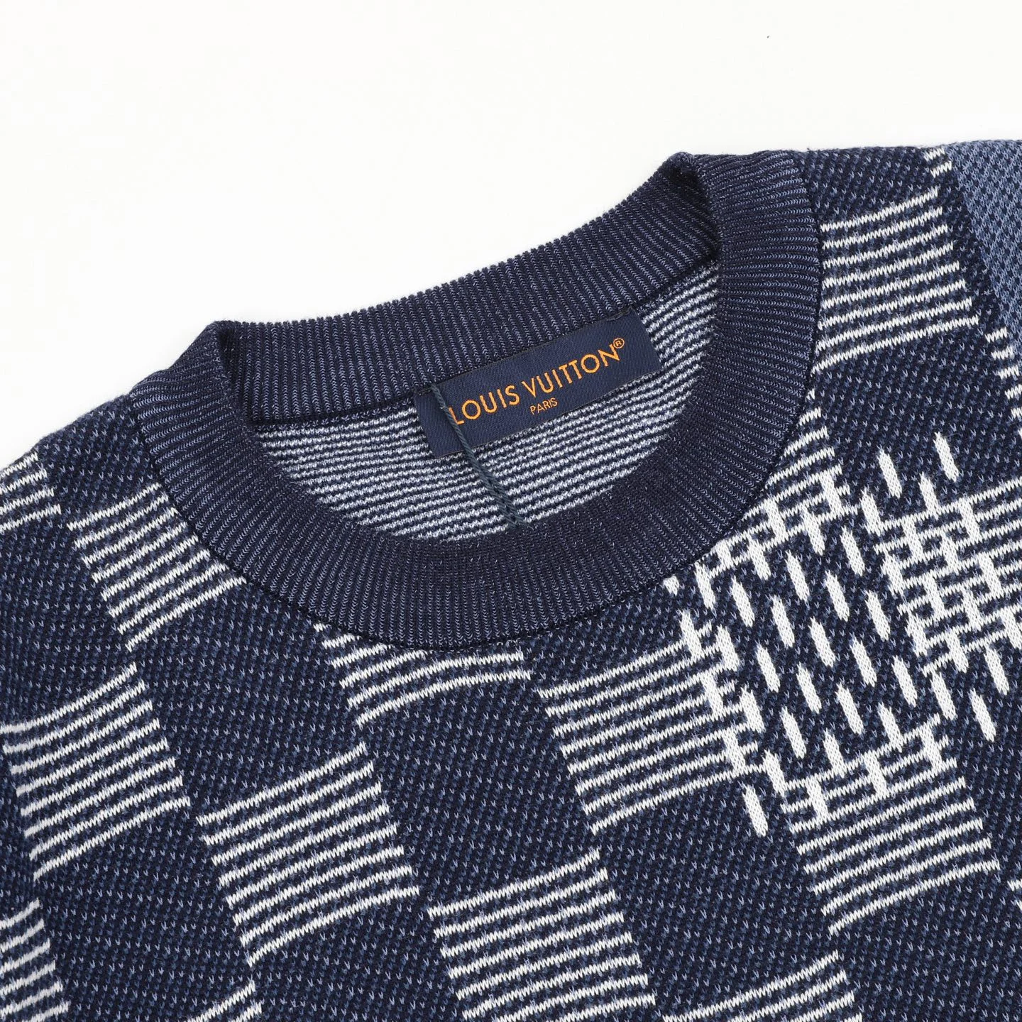 LV T-shirts & Vests Knit (Blue-White) XS-L 150202606040397_89 - Image 3
