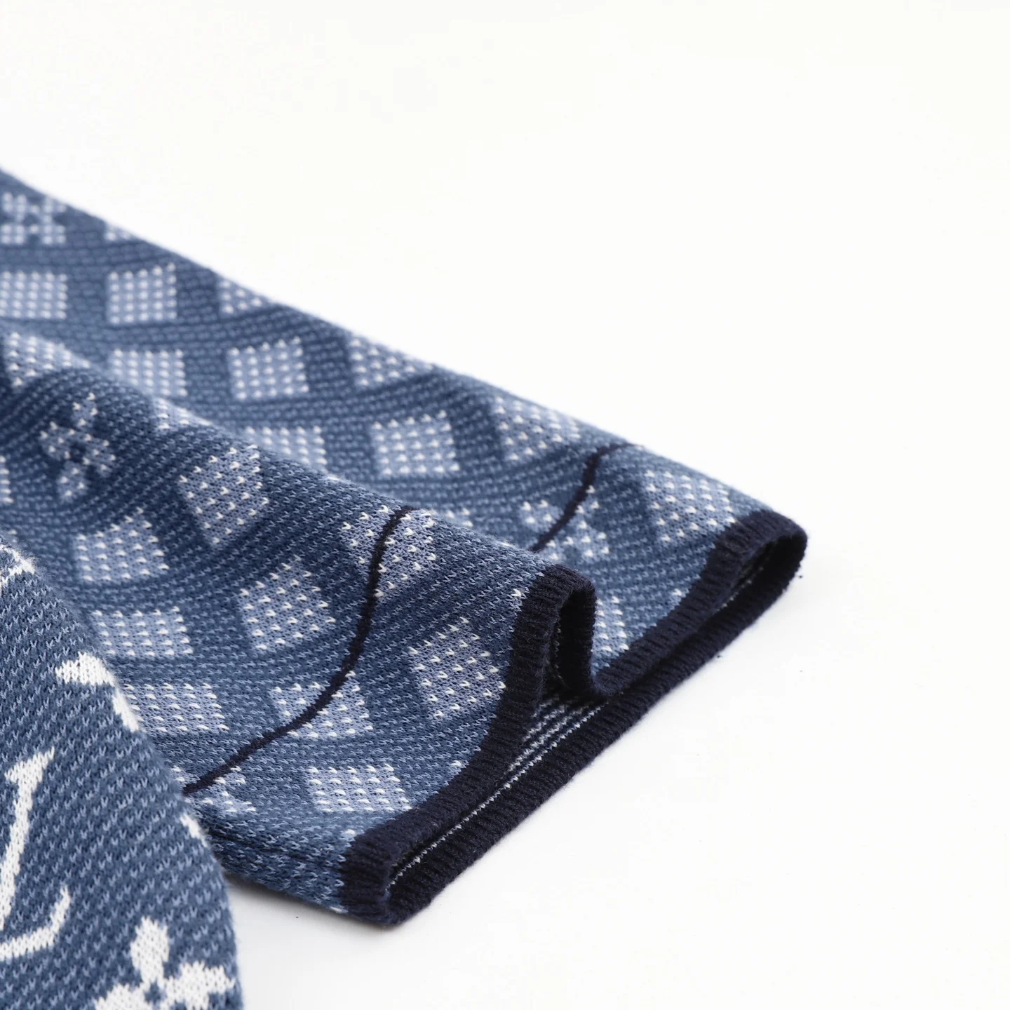 LV T-shirts & Vests Knit (Blue-White) XS-L 150202606040397_89 - Image 5