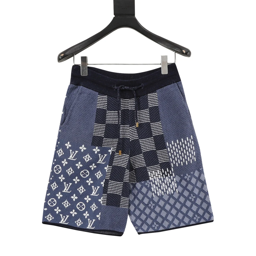 LV Trousers & Shorts Knit (Blue-White) XS-L 160202606040396_89