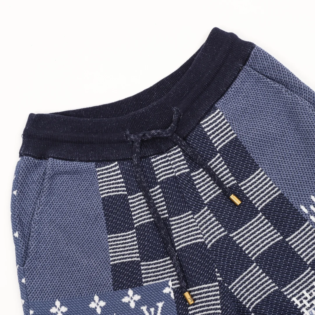 LV Trousers & Shorts Knit (Blue-White) XS-L 160202606040396_89 - Image 3