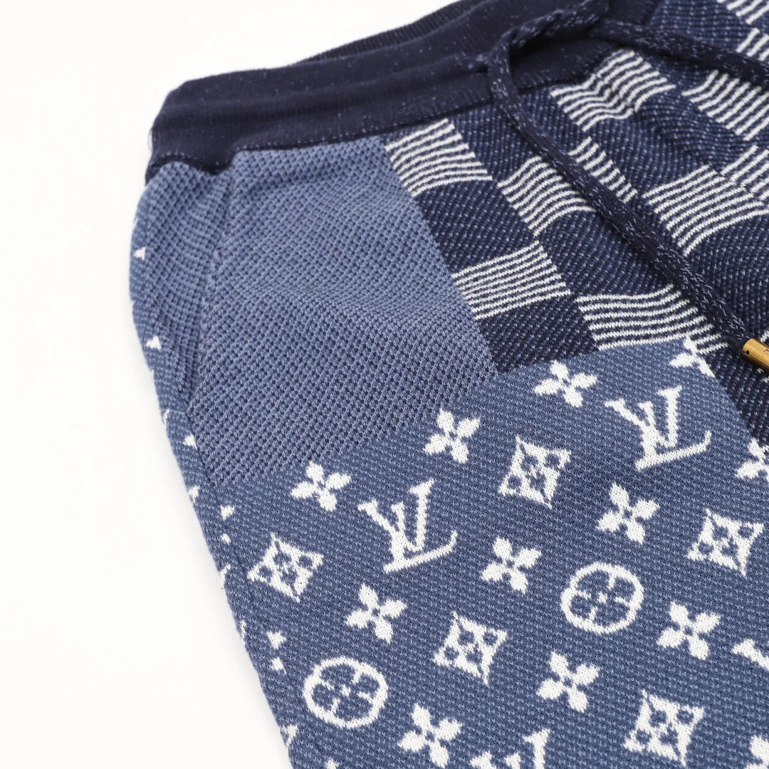 LV Trousers & Shorts Knit (Blue-White) XS-L 160202606040396_89 - Image 5