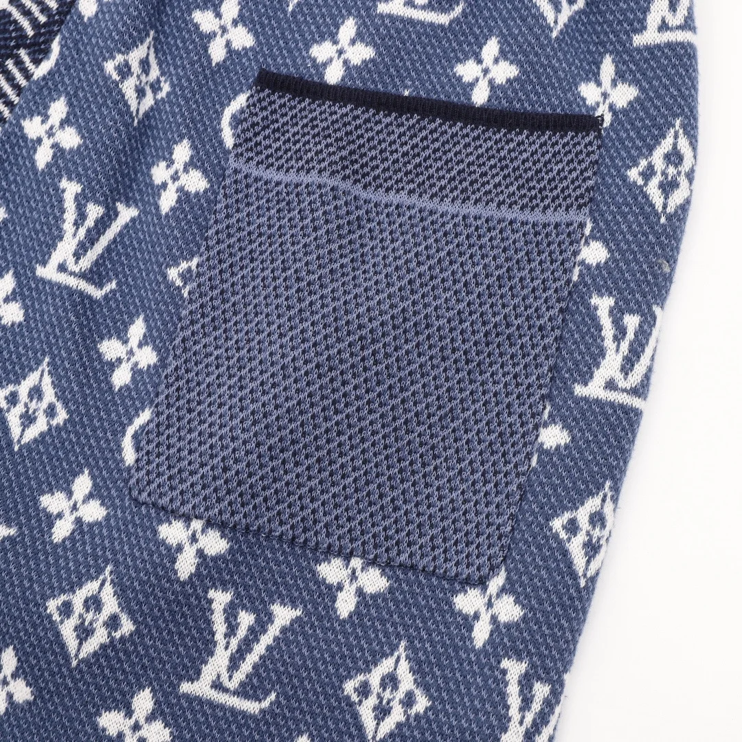 LV Trousers & Shorts Knit (Blue-White) XS-L 160202606040396_89 - Image 7